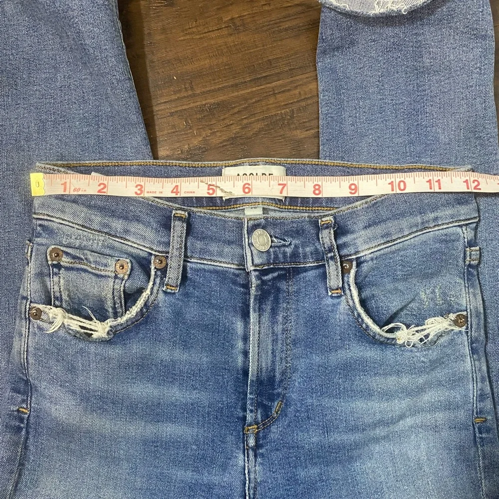 AGOLDE‎ Sophie Cropped Distressed Jeans